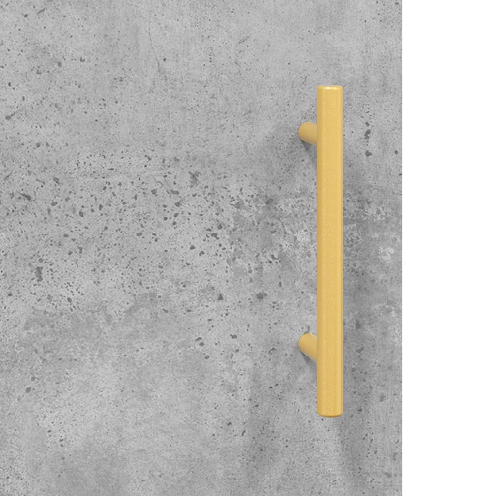 skænk 34,5x34x90 cm konstrueret træ betongrå