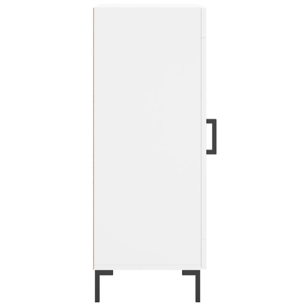 skænk 34,5x34x90 cm konstrueret træ hvid