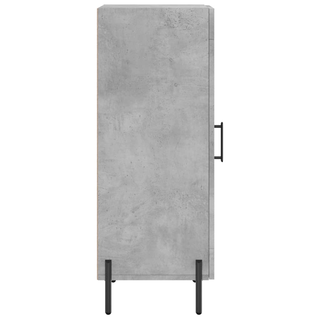 skænk 34,5x34x90 cm konstrueret træ betongrå