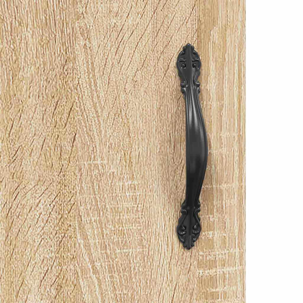 skænk 69,5x34x90 cm konstrueret træ sonoma-eg