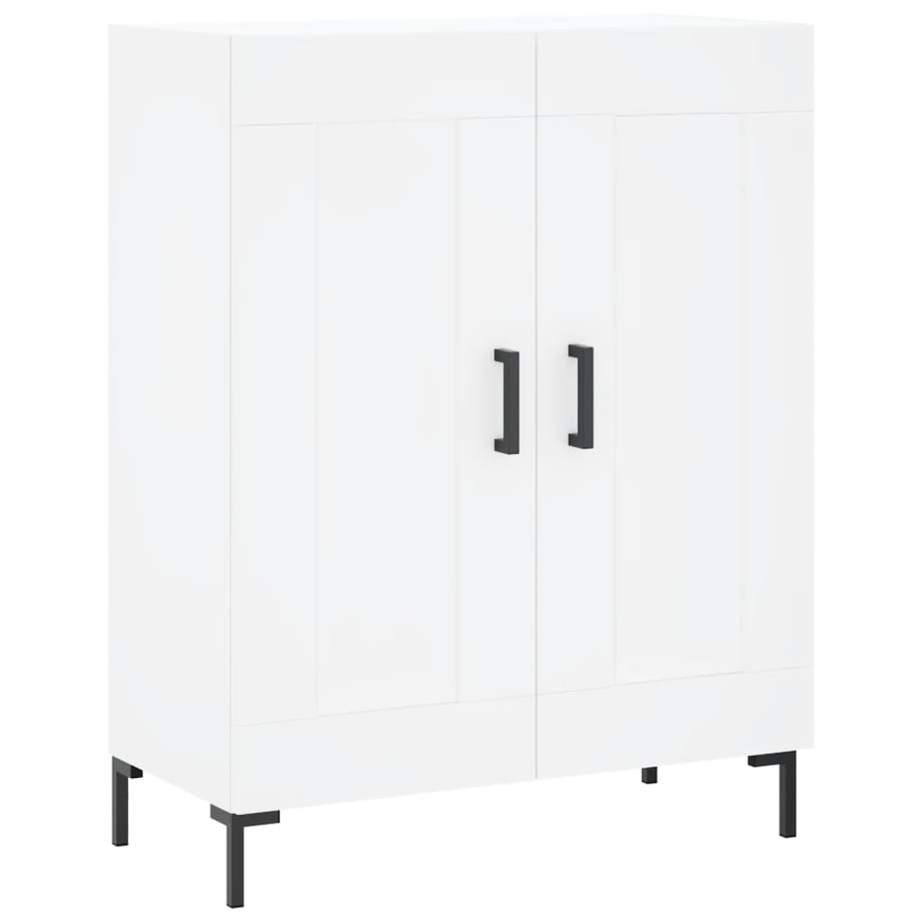 skænk 69,5x34x90 cm konstrueret træ hvid