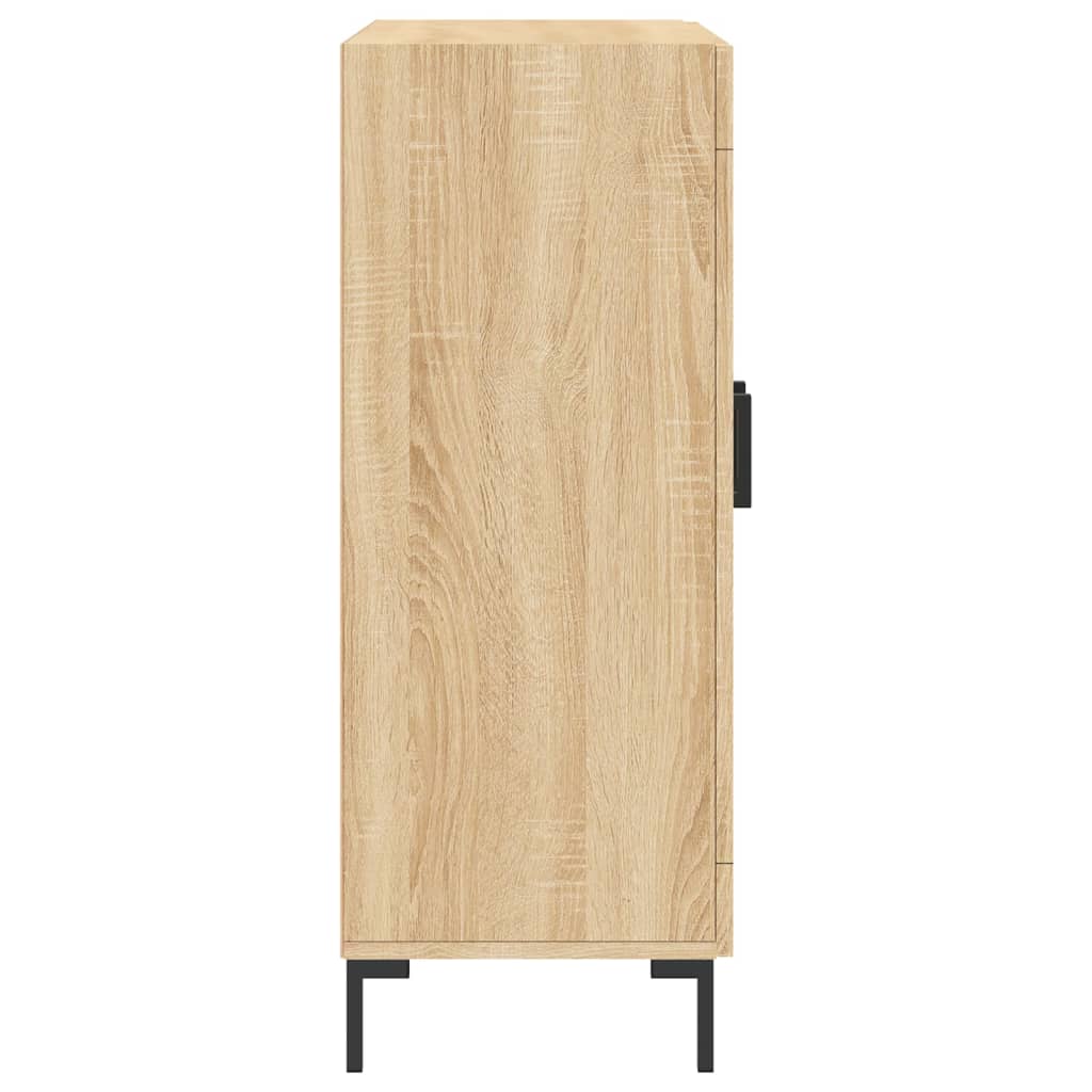 skænk 69,5x34x90 cm konstrueret træ sonoma-eg