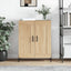 skænk 69,5x34x90 cm konstrueret træ sonoma-eg