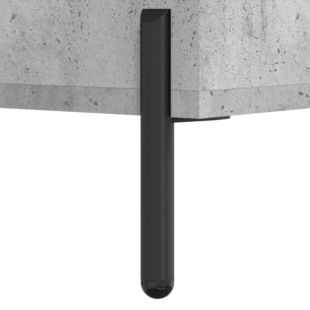 skænk 69,5x34x90 cm konstrueret træ betongrå