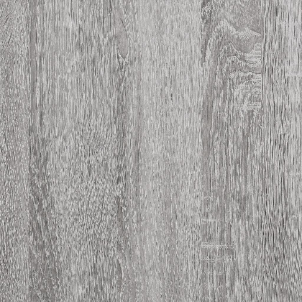 skænk 69,5x34x90 cm konstrueret træ grå sonoma-eg
