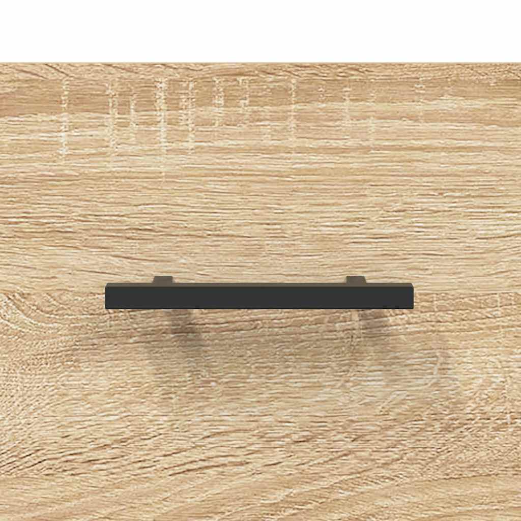 skænk 69,5x34x90 cm konstrueret træ sonoma-eg