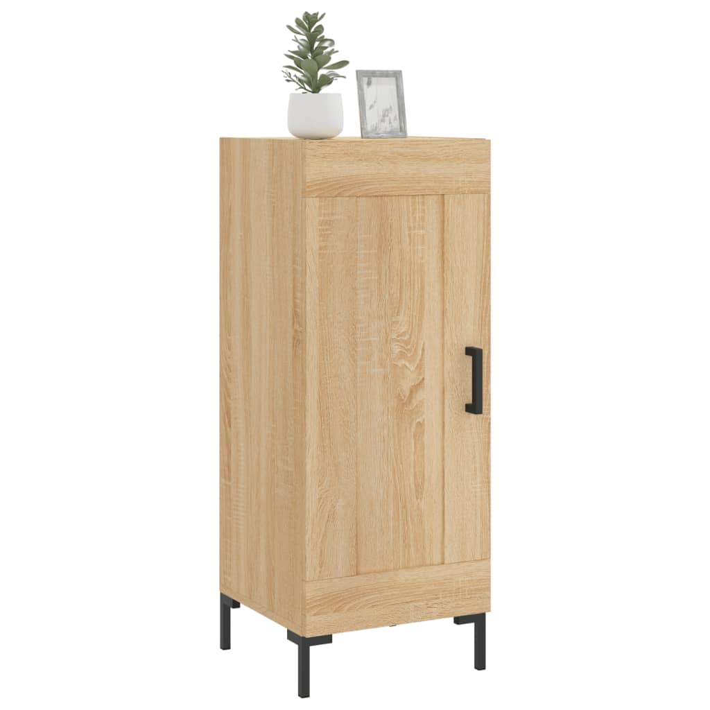 skænk 34,5x34x90 cm konstrueret træ sonoma-eg