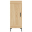 skænk 34,5x34x90 cm konstrueret træ sonoma-eg