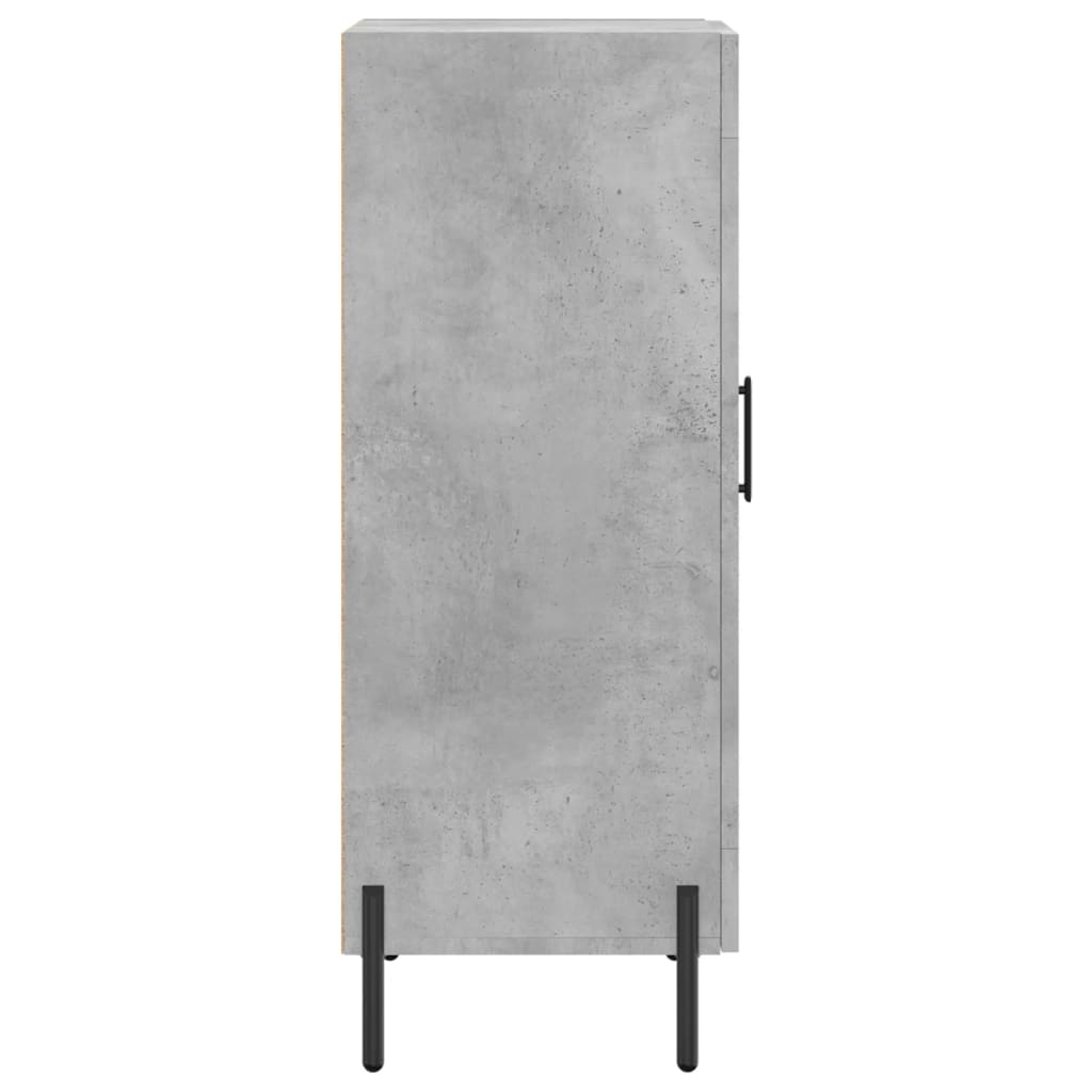 skænk 34,5x34x90 cm konstrueret træ betongrå