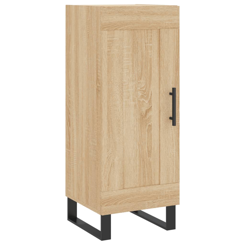 skænk 34,5x34x90 cm konstrueret træ sonoma-eg