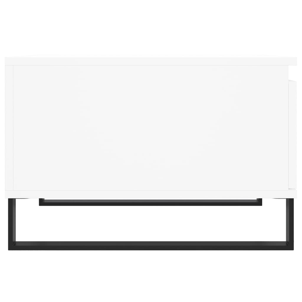 sofabord 55x55x36,5 cm konstrueret træ hvid