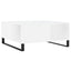 sofabord 80x80x36,5 cm konstrueret træ hvid