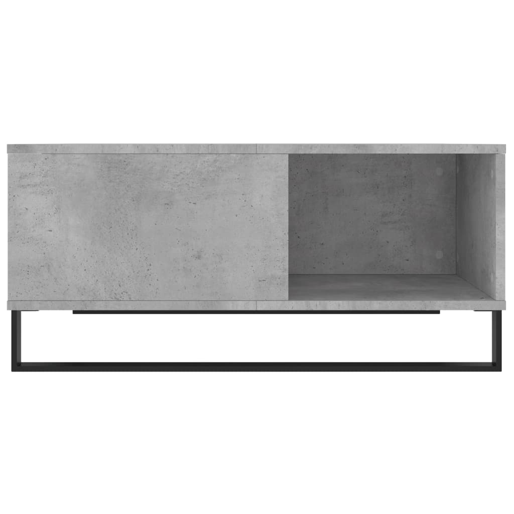sofabord 80x80x36,5 cm konstrueret træ betongrå