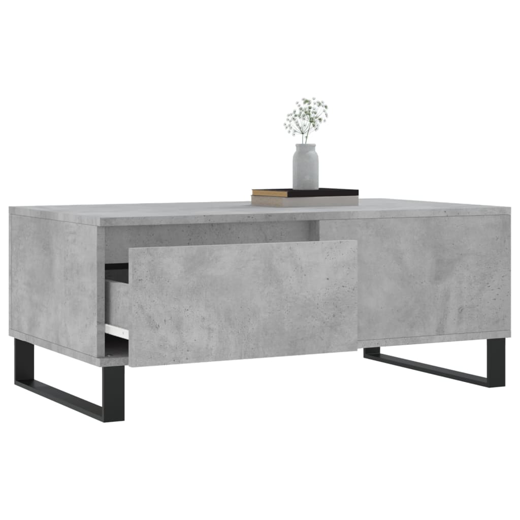 sofabord 90x50x36,5 cm konstrueret træ betongrå