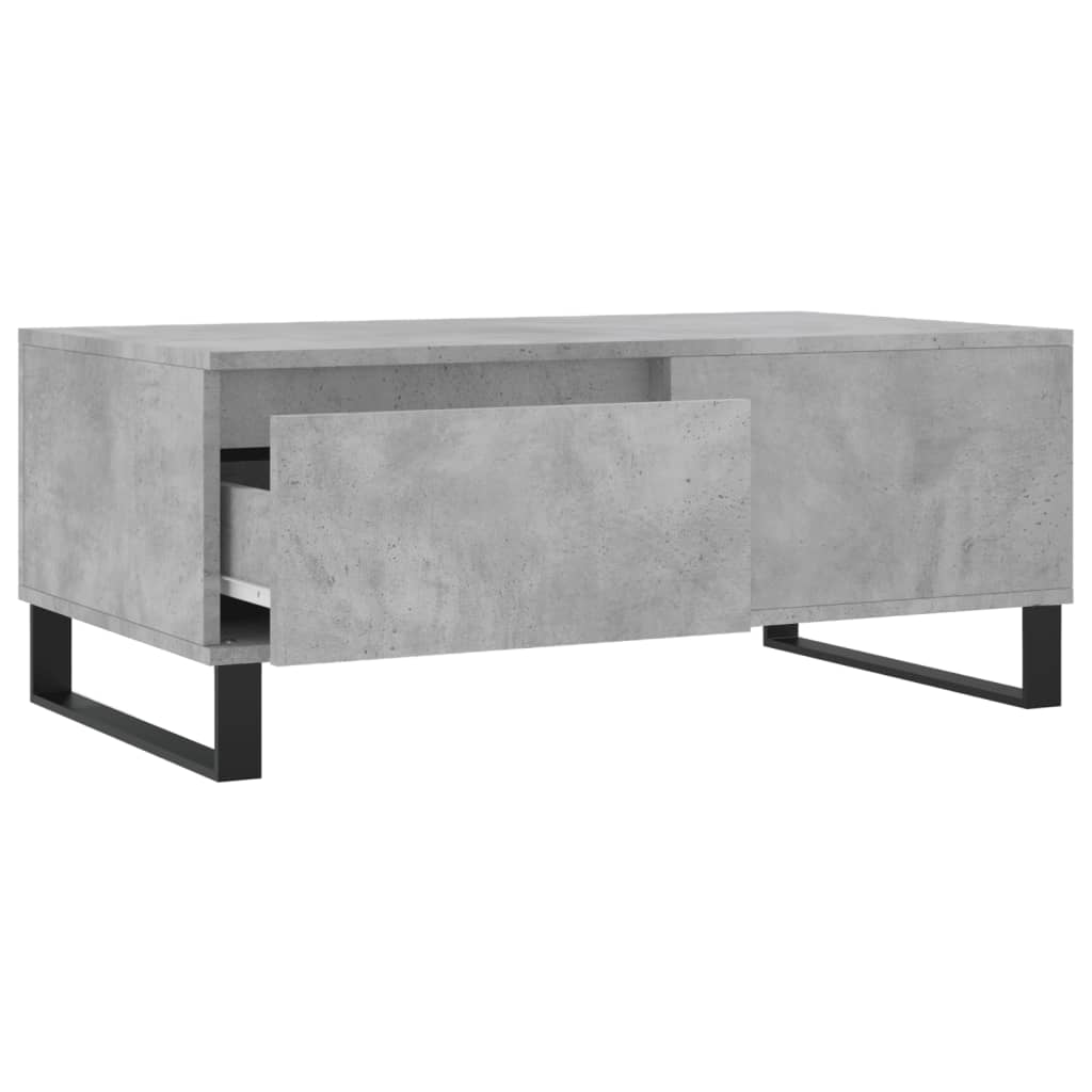 sofabord 90x50x36,5 cm konstrueret træ betongrå