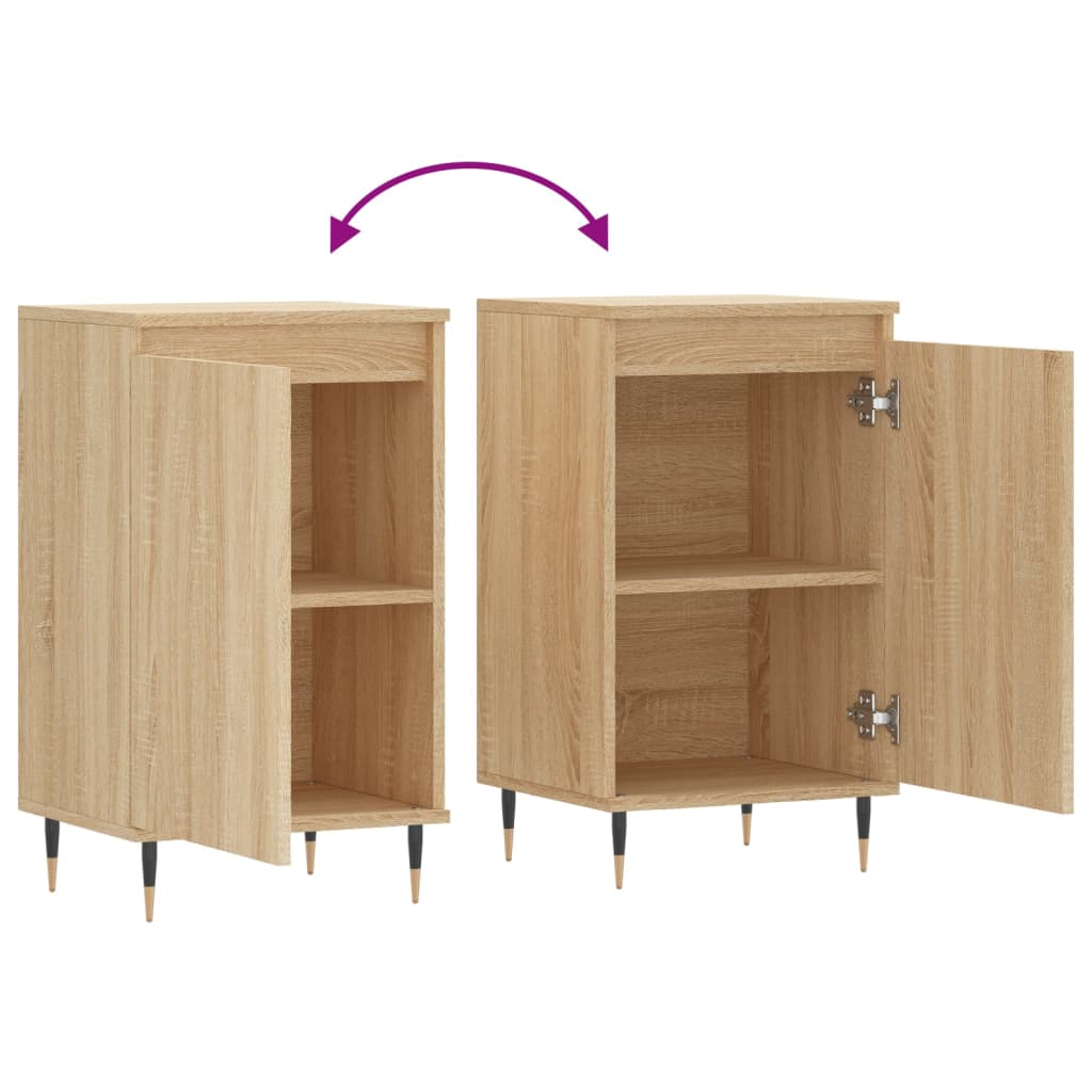 skænk 40x35x70 cm konstrueret træ sonoma-eg