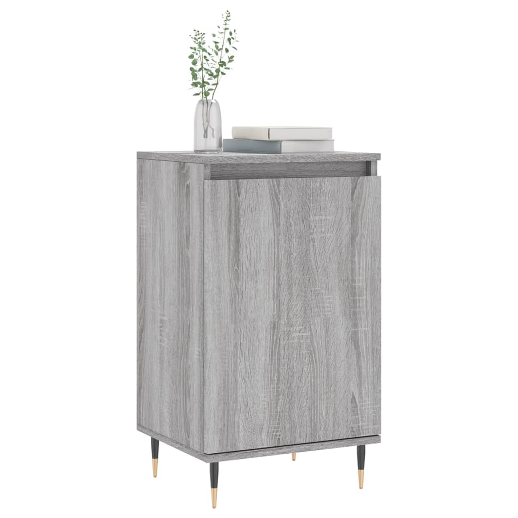 skænk 40x35x70 cm konstrueret træ grå sonoma-eg