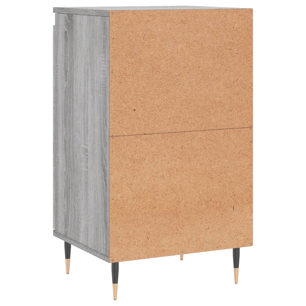 skænk 40x35x70 cm konstrueret træ grå sonoma-eg