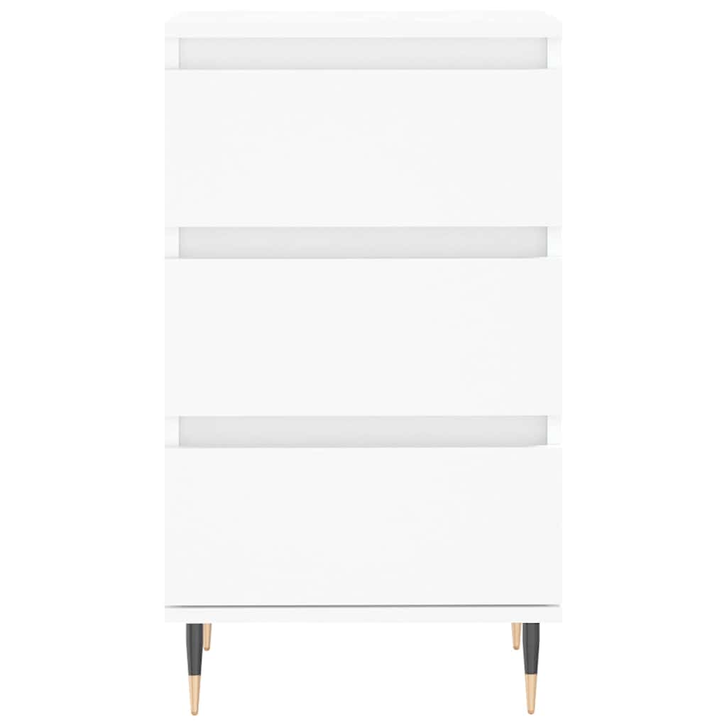 skænk 40x35x70 cm konstrueret træ hvid