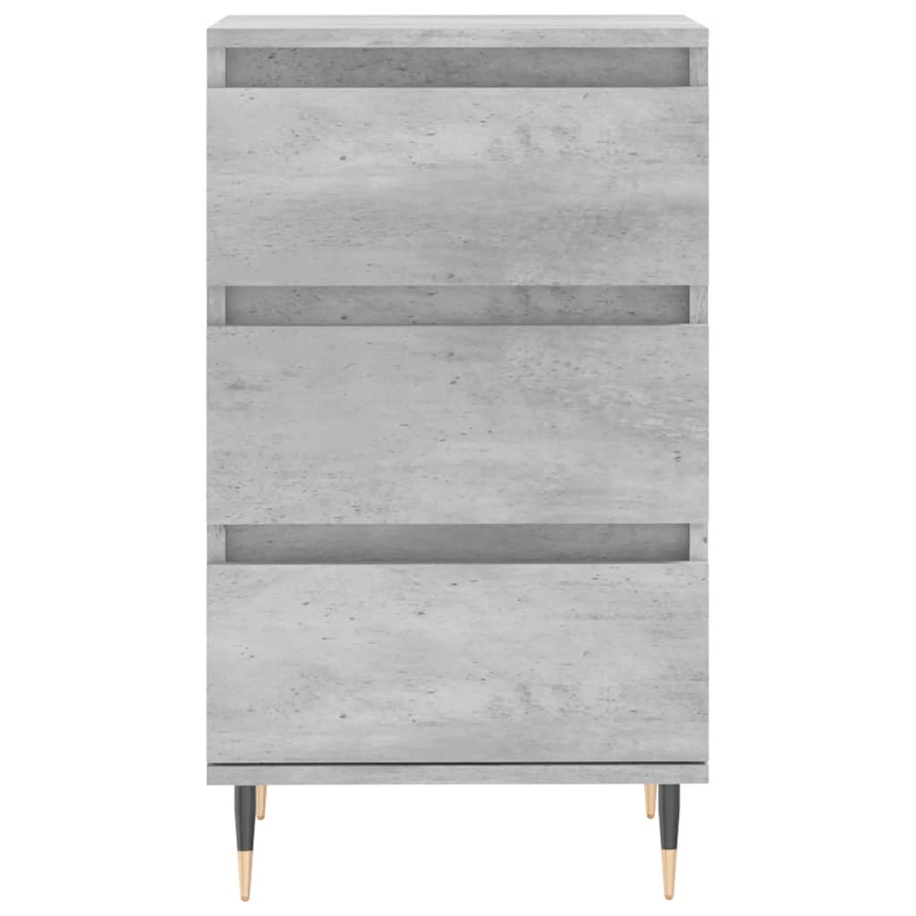 skænk 40x35x70 cm konstrueret træ betongrå