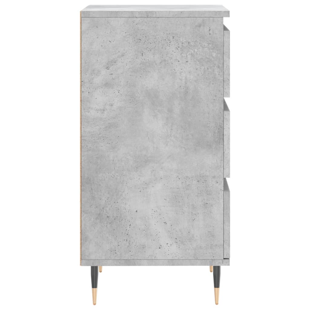 skænk 40x35x70 cm konstrueret træ betongrå