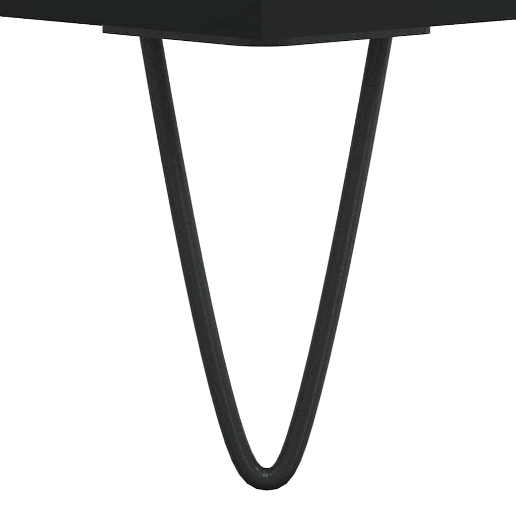skænk 40x35x70 cm konstrueret træ sort