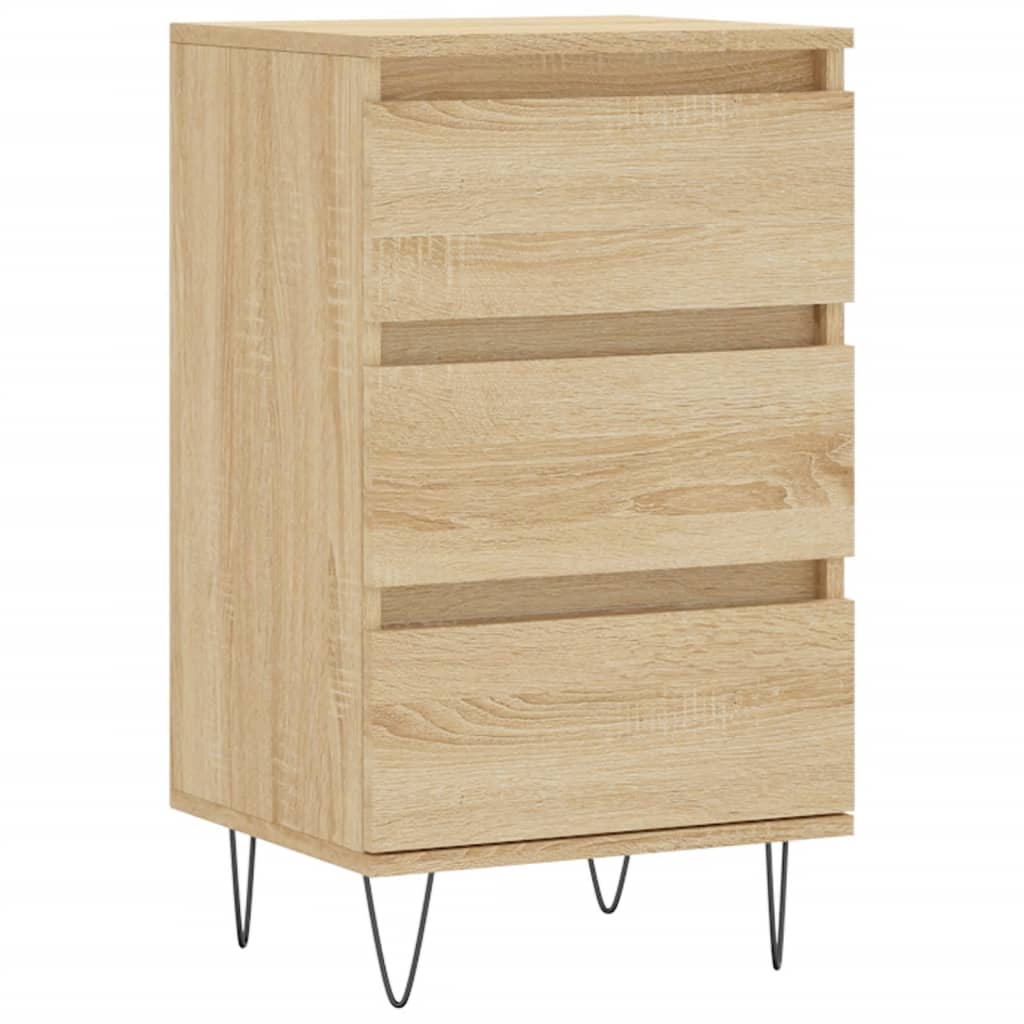 skænk 40x35x70 cm konstrueret træ sonoma-eg