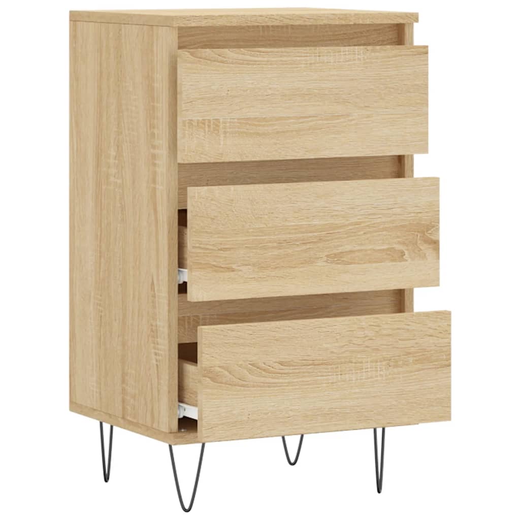 skænk 40x35x70 cm konstrueret træ sonoma-eg