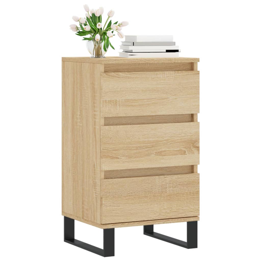 skænk 40x35x70 cm konstrueret træ sonoma-eg