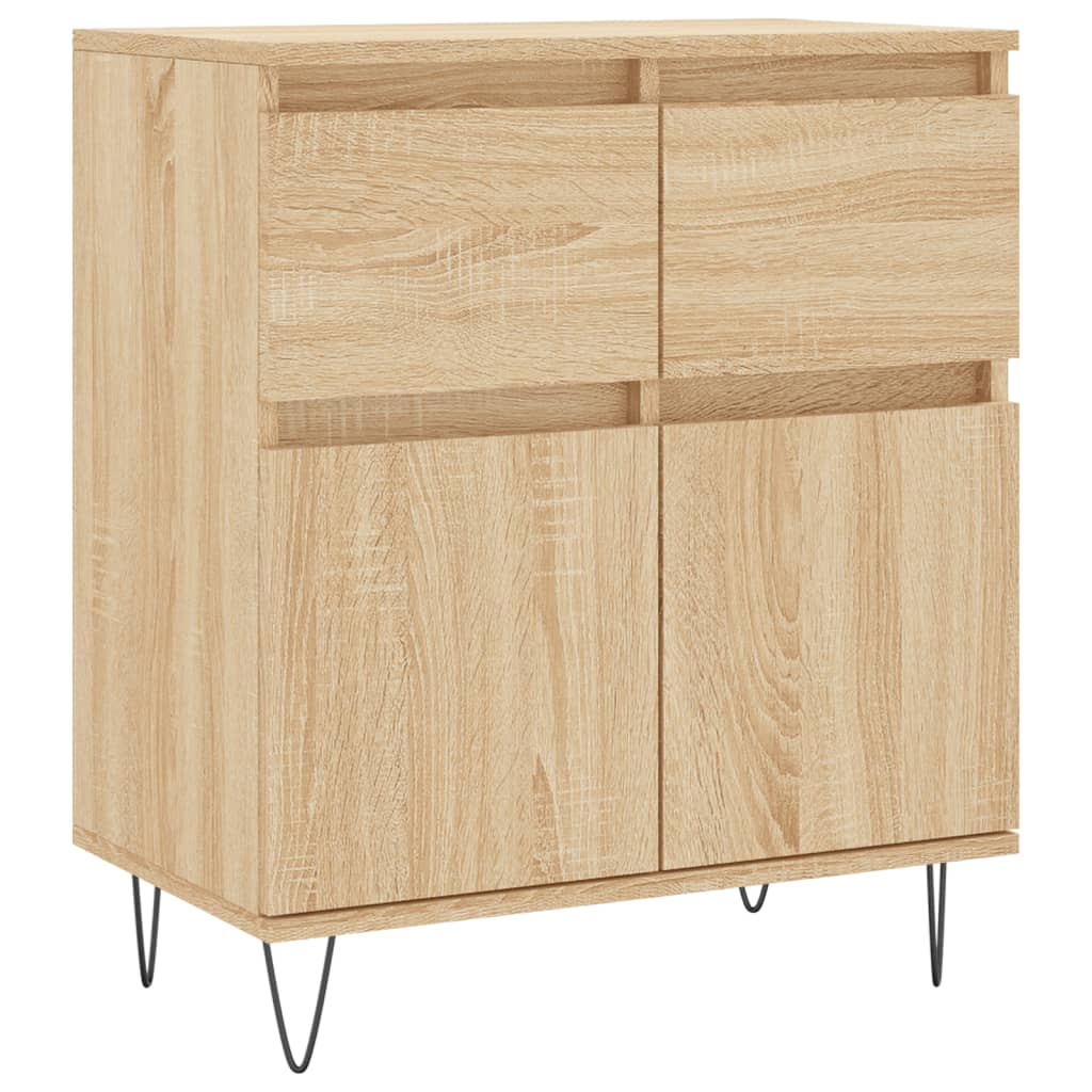 skænk 60x35x70 cm konstrueret træ sonoma-eg