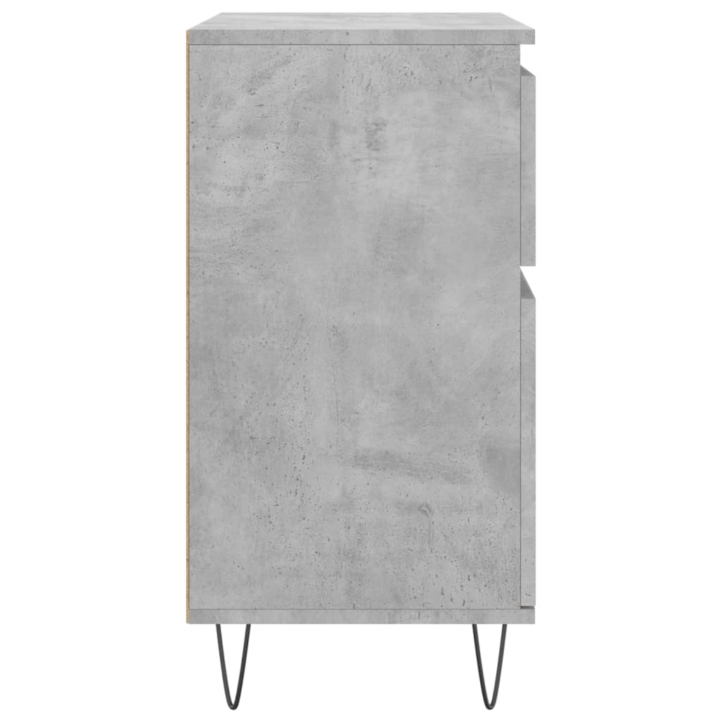 skænk 60x35x70 cm konstrueret træ betongrå