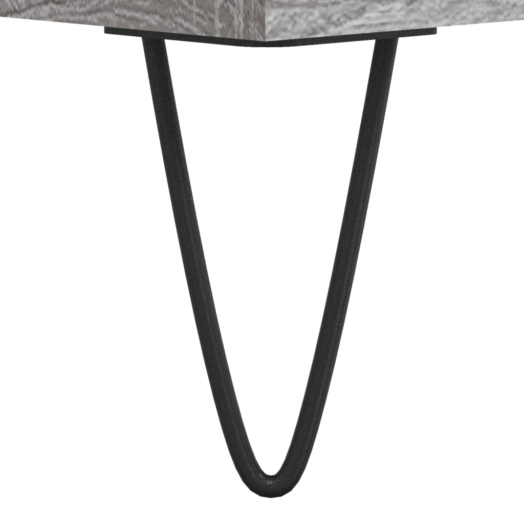 skænk 60x35x70 cm konstrueret træ grå sonoma-eg
