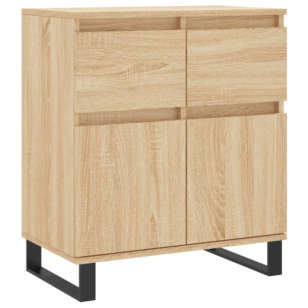 skænk 60x35x70 cm konstrueret træ sonoma-eg