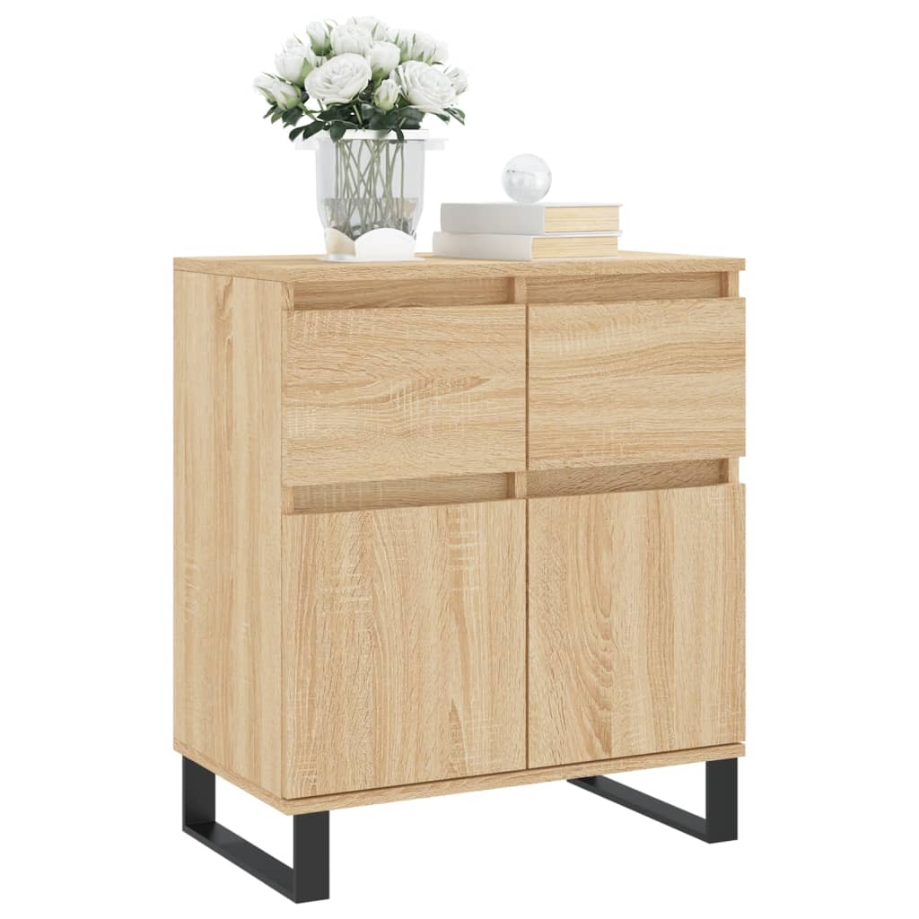 skænk 60x35x70 cm konstrueret træ sonoma-eg