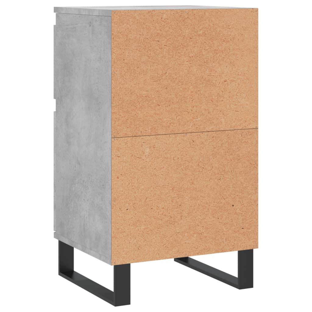 skænk 40x35x70 cm konstrueret træ betongrå