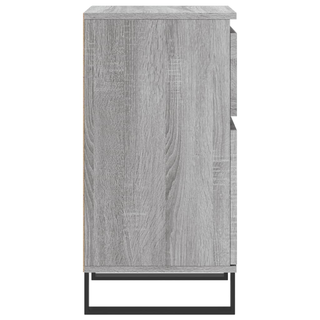 skænk 40x35x70 cm konstrueret træ grå sonoma-eg
