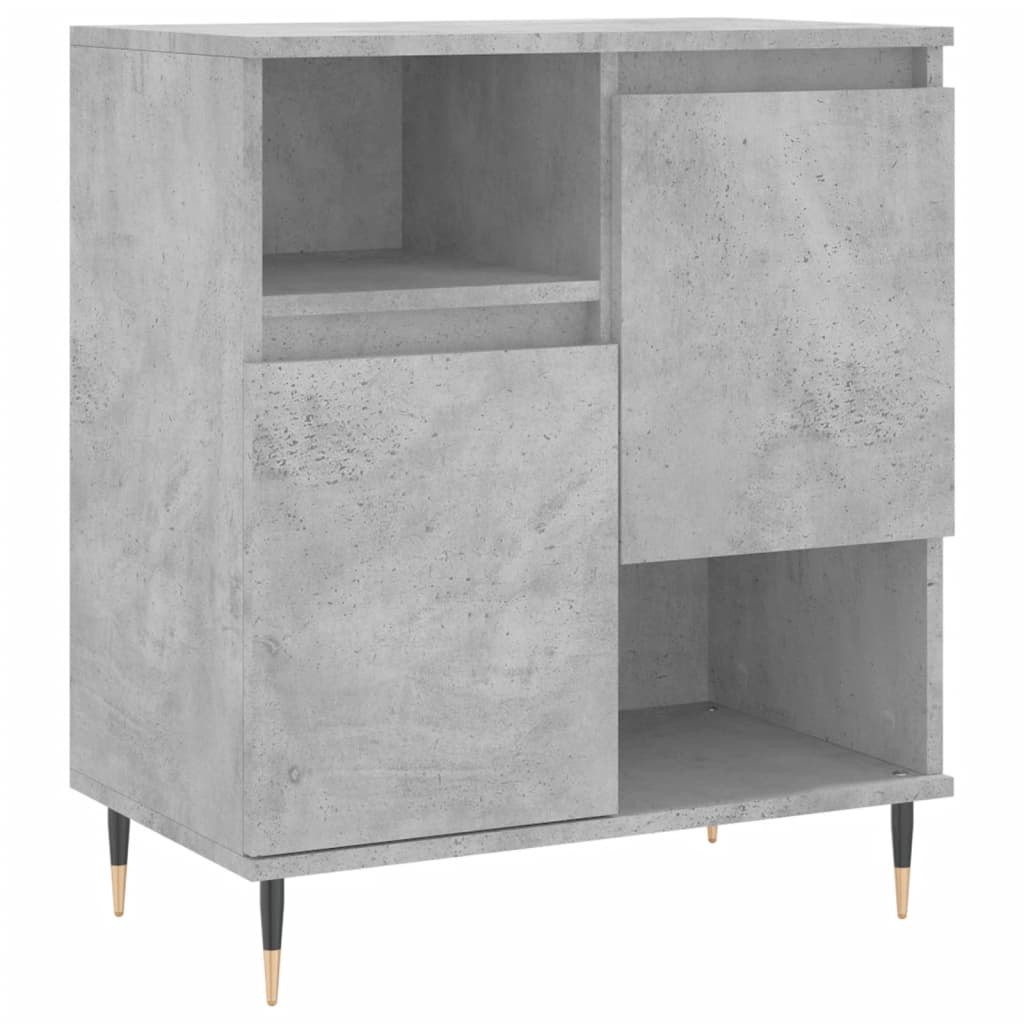 skænk 60x35x70 cm konstrueret træ betongrå