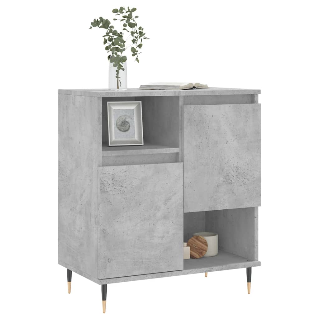 skænk 60x35x70 cm konstrueret træ betongrå