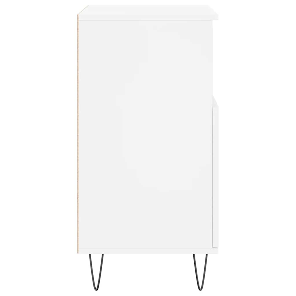 skænk 60x35x70 cm konstrueret træ hvid