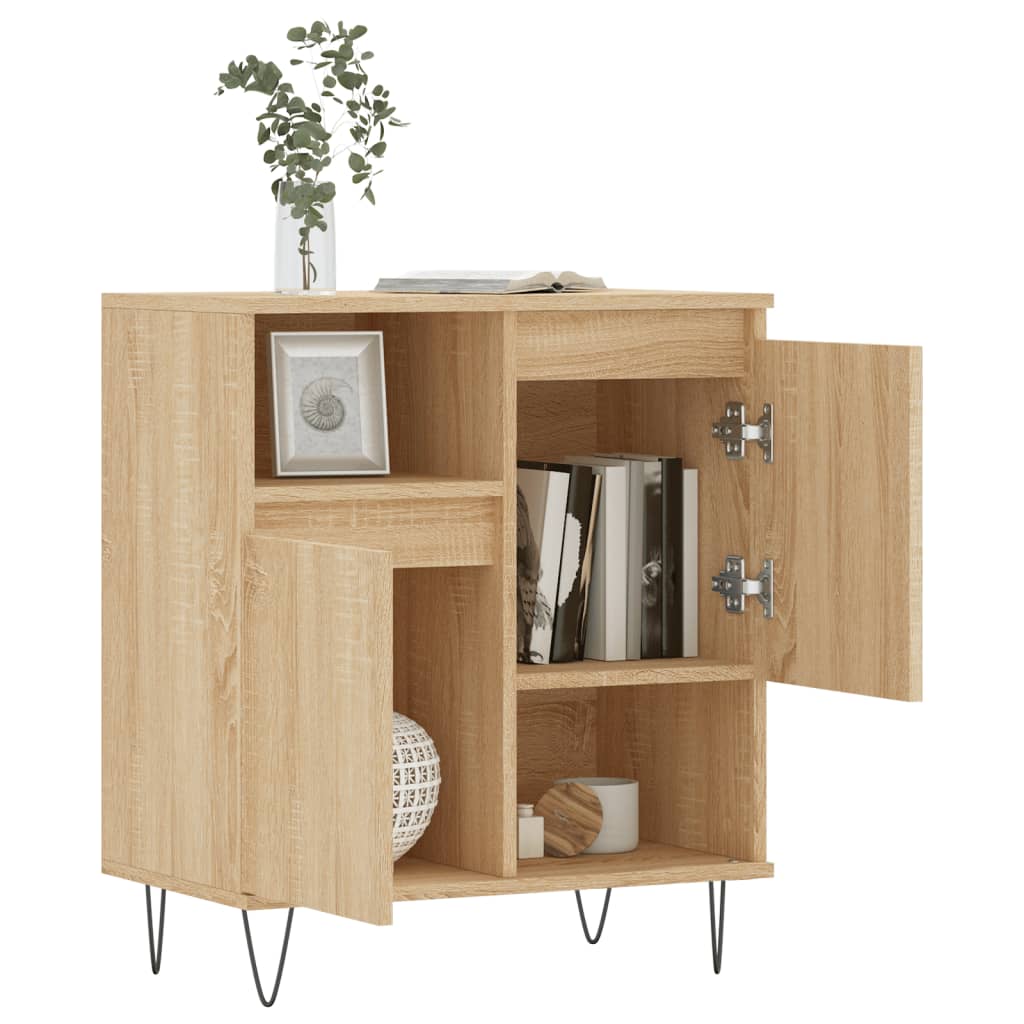 skænk 60x35x70 cm konstrueret træ sonoma-eg