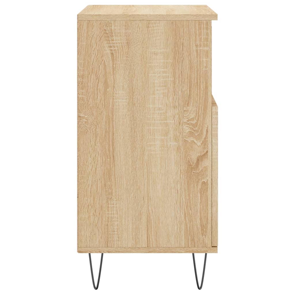 skænk 60x35x70 cm konstrueret træ sonoma-eg