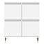 skænk 60x35x70 cm konstrueret træ hvid