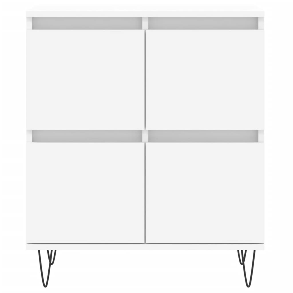 skænk 60x35x70 cm konstrueret træ hvid