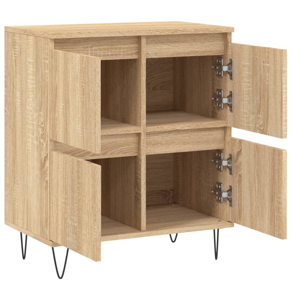 skænk 60x35x70 cm konstrueret træ sonoma-eg