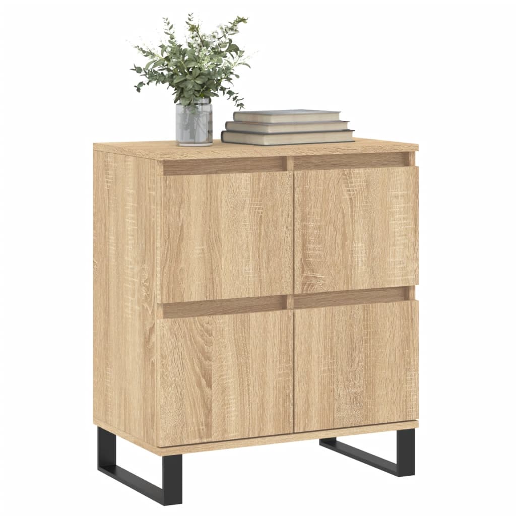skænk 60x35x70 cm konstrueret træ sonoma-eg
