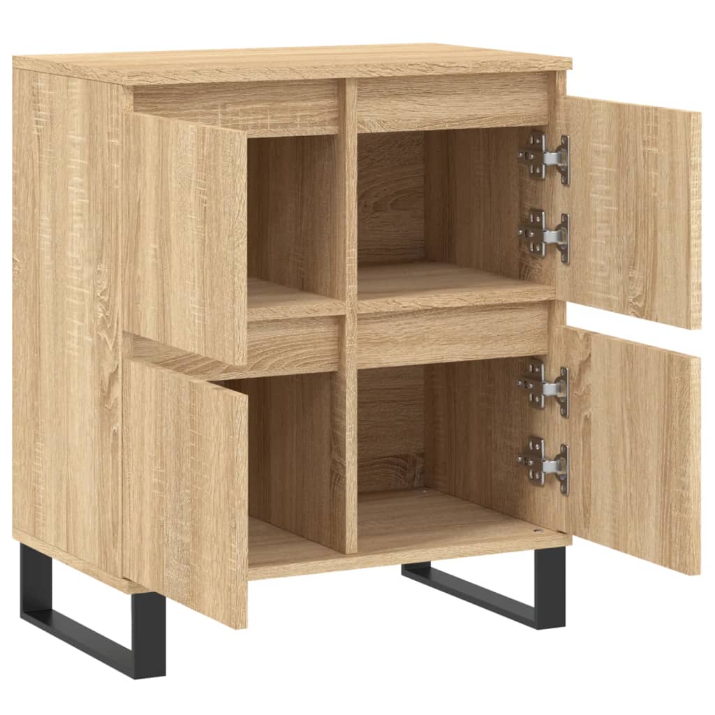 skænk 60x35x70 cm konstrueret træ sonoma-eg