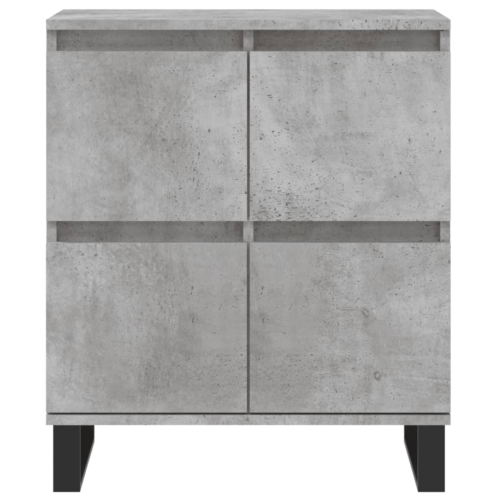 skænk 60x35x70 cm konstrueret træ betongrå