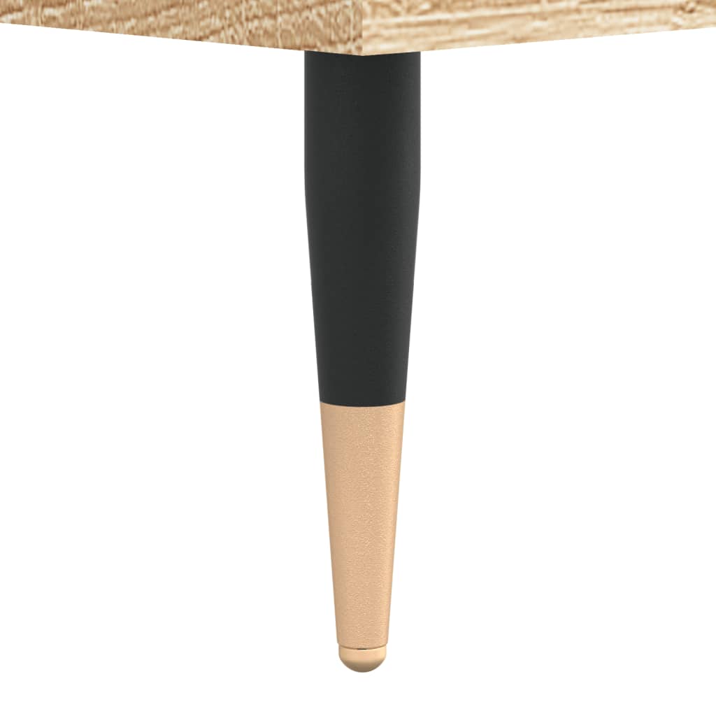 tv-bord 100x34,5x44,5 cm konstrueret træ sonoma-eg