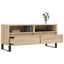 tv-bord 100x34,5x44,5 cm konstrueret træ sonoma-eg