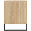 tv-bord 100x34,5x44,5 cm konstrueret træ sonoma-eg